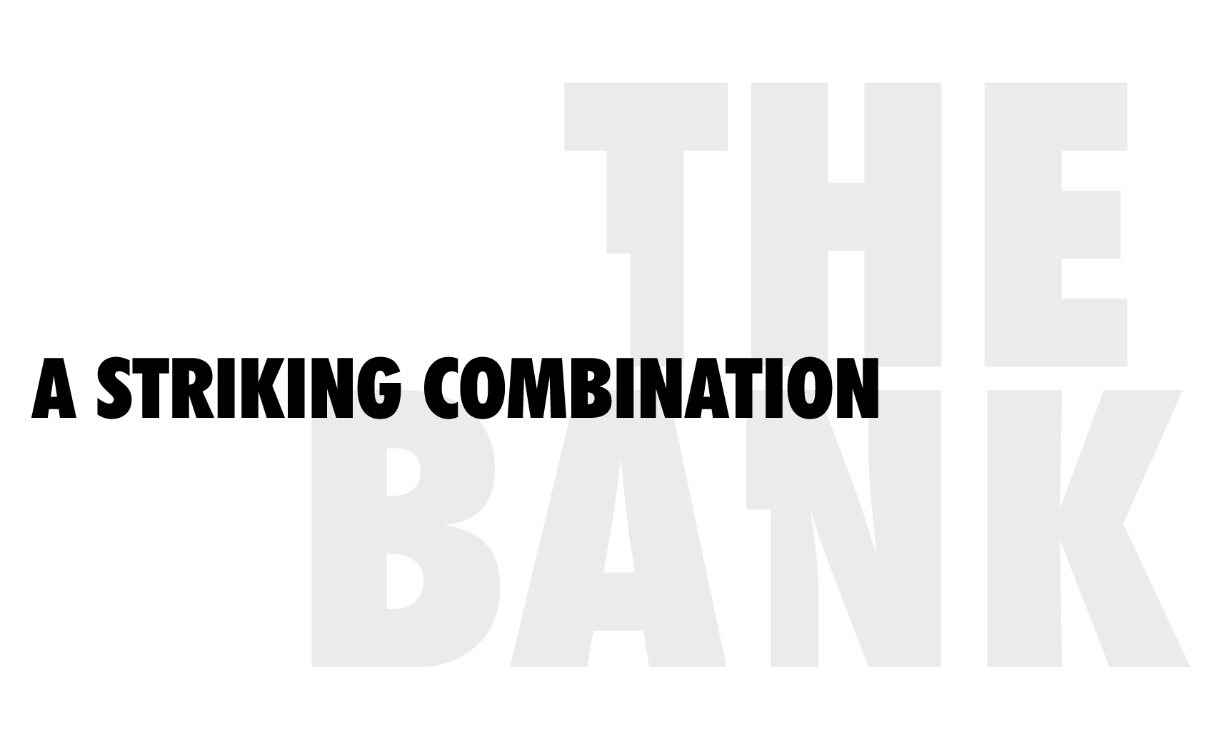 Logo ontwerp - the Bank amsterdam