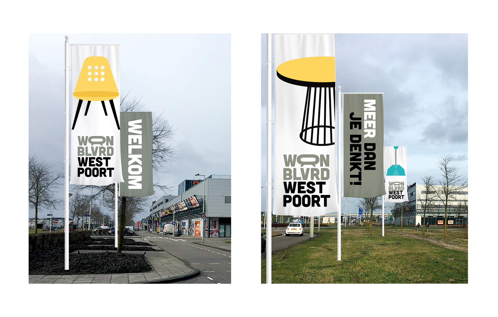 Vlaggen Bannering ontwerp en design