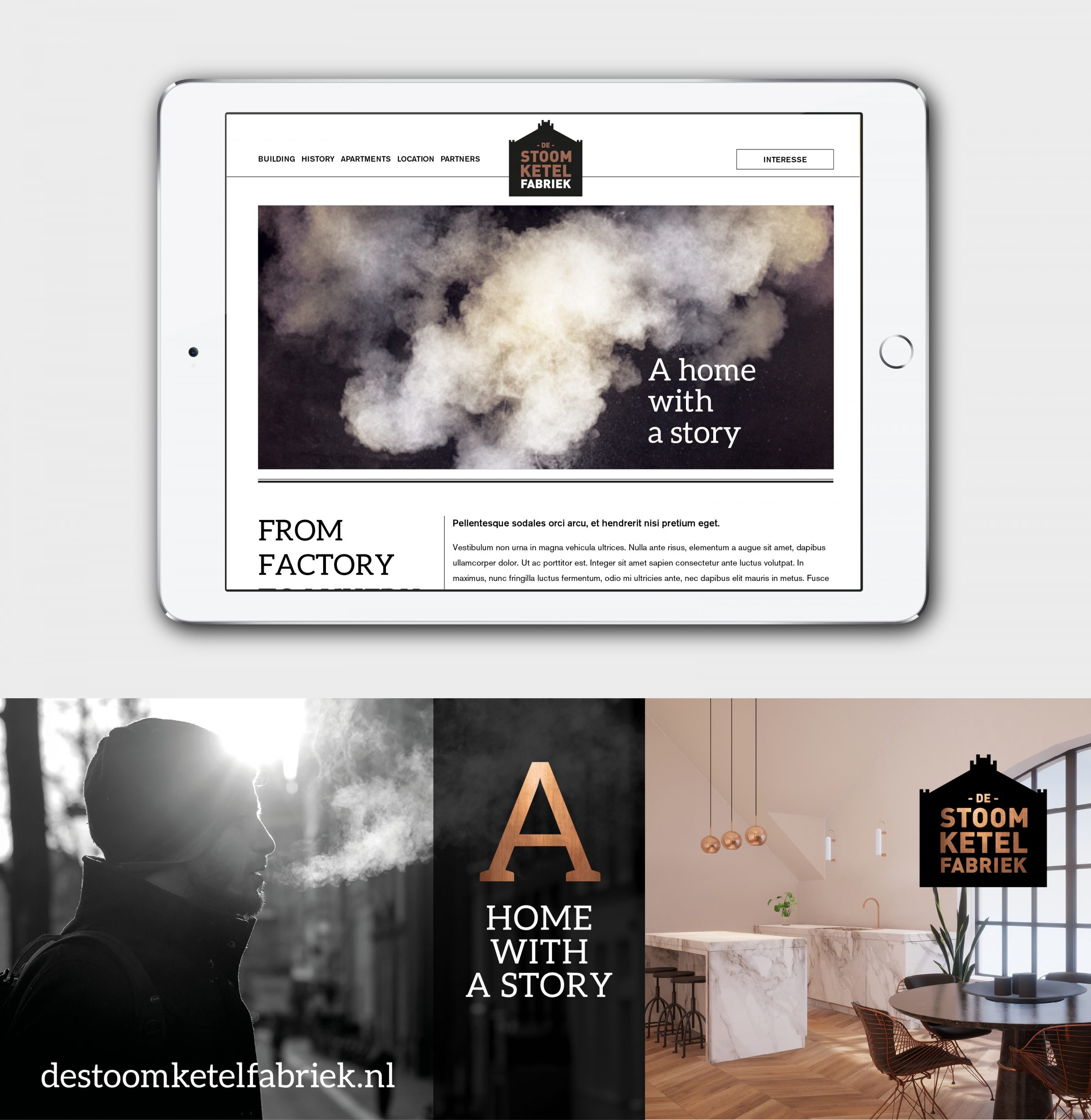 vastgoedmarketing amsterdam - project stoomketelfabriek